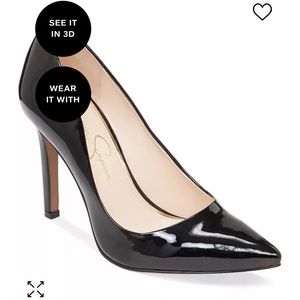 Jessica Simpson Black Pumps size 7.5